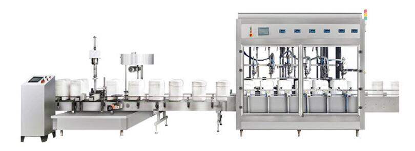 設備名稱：潤滑油灌裝封口旋蓋生產線